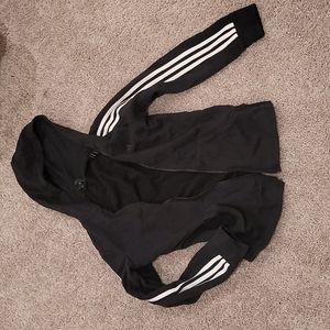 Small blacl Adidas zipup